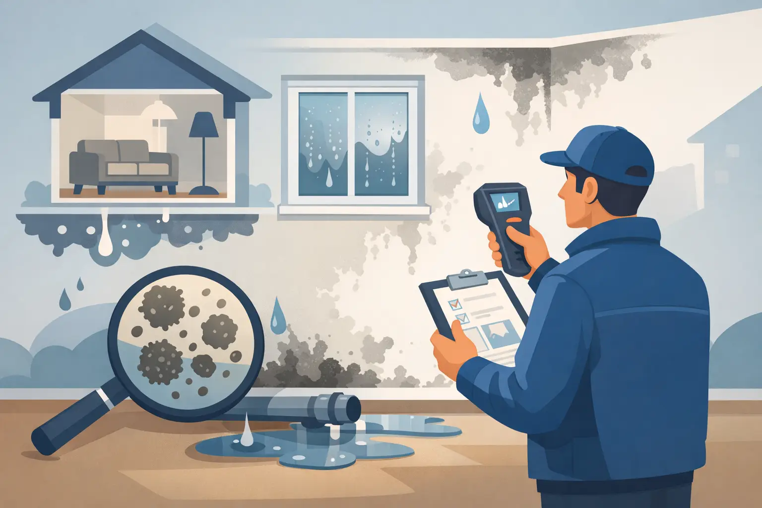 Perito de humedades vivienda: cuándo pedirlo