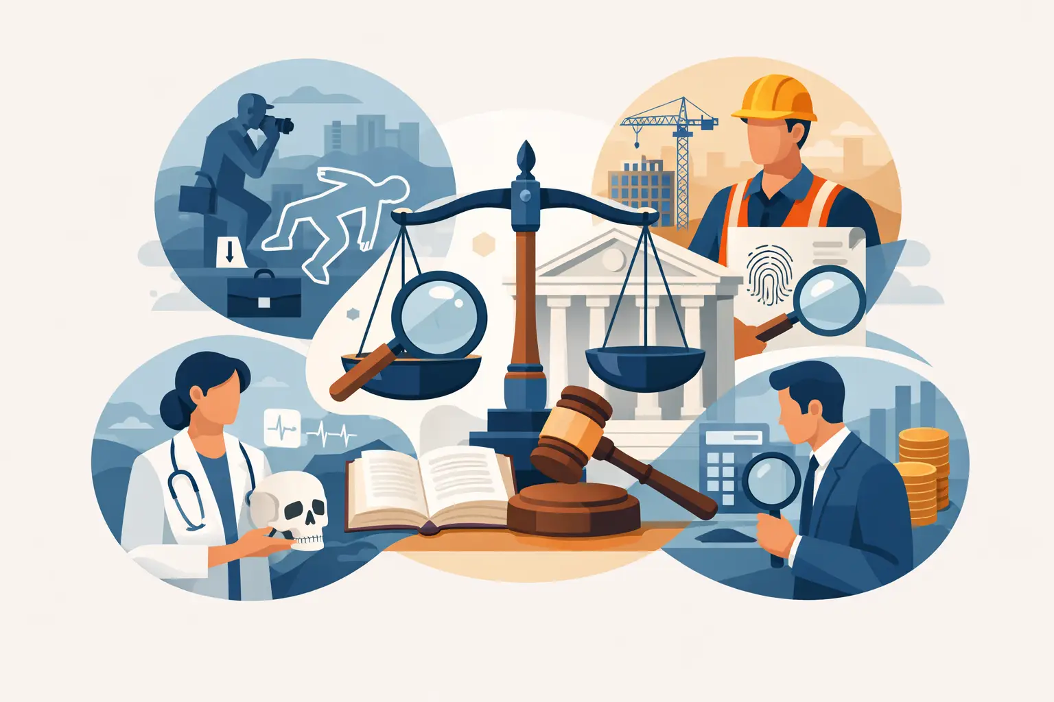 Tipos de peritos judiciales especializados