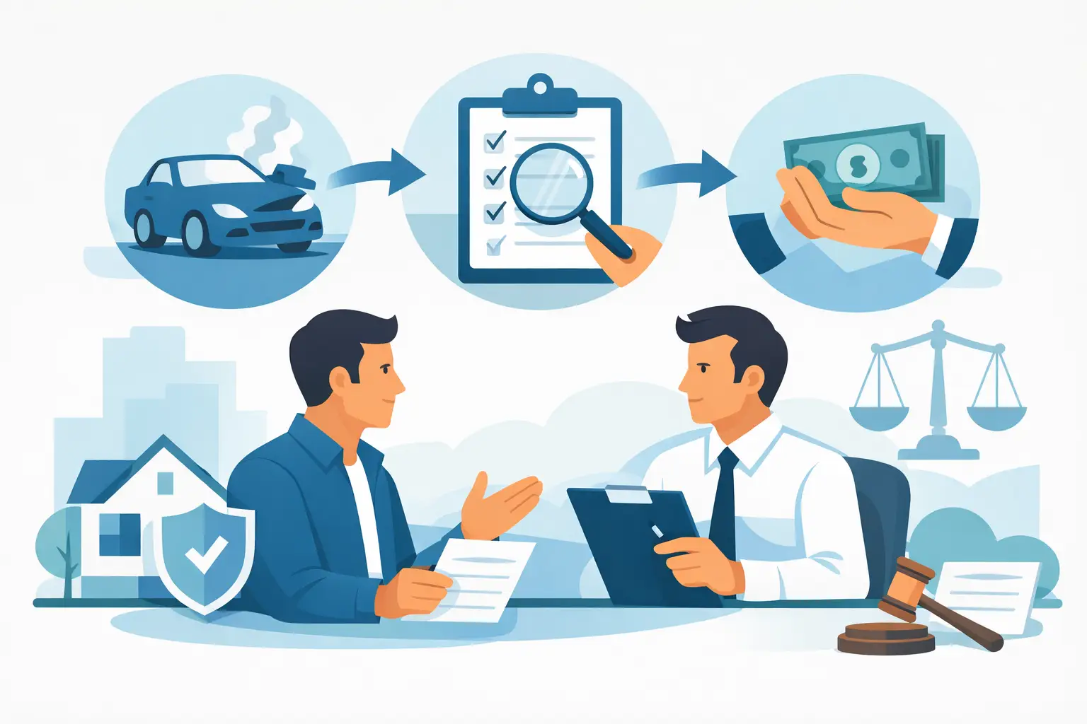 Cómo reclamar con un perito de seguros paso a paso