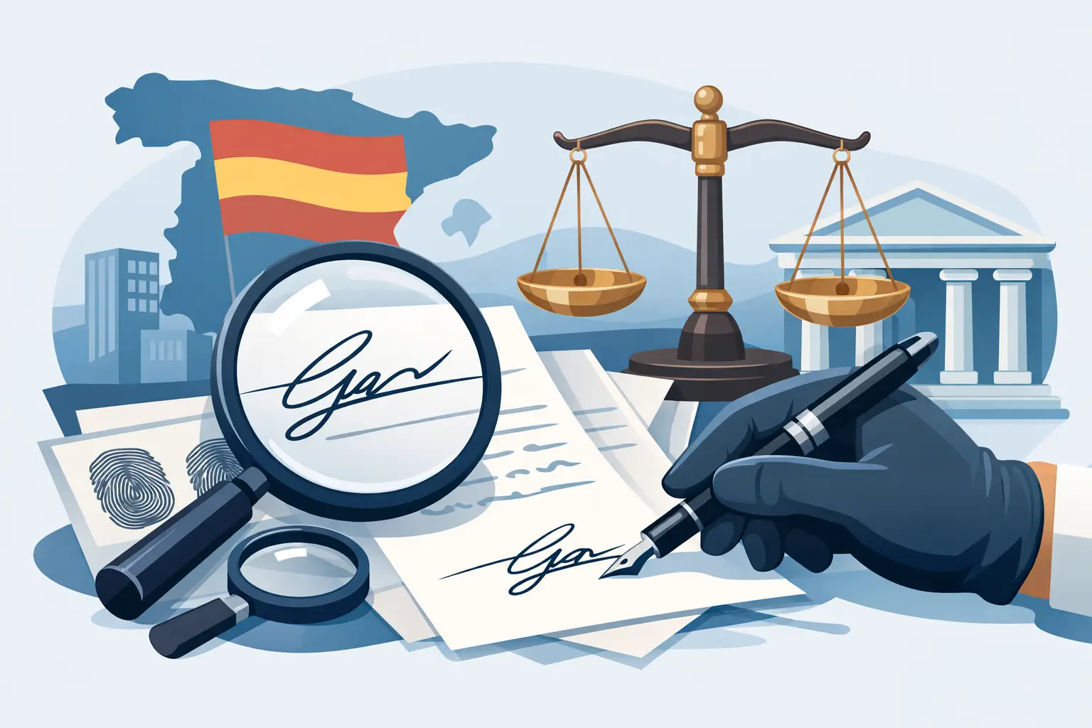 Guía de pericia caligráfica judicial en España