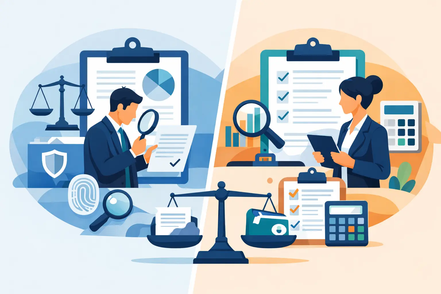 Informe pericial vs auditoría: qué necesita