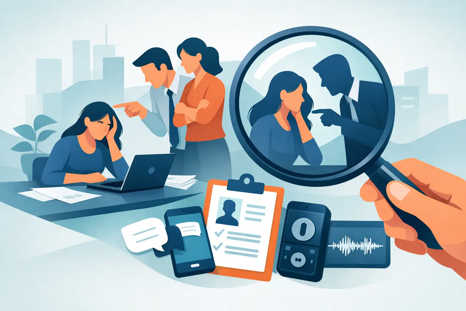 Cómo acreditar acoso laboral con pruebas útiles