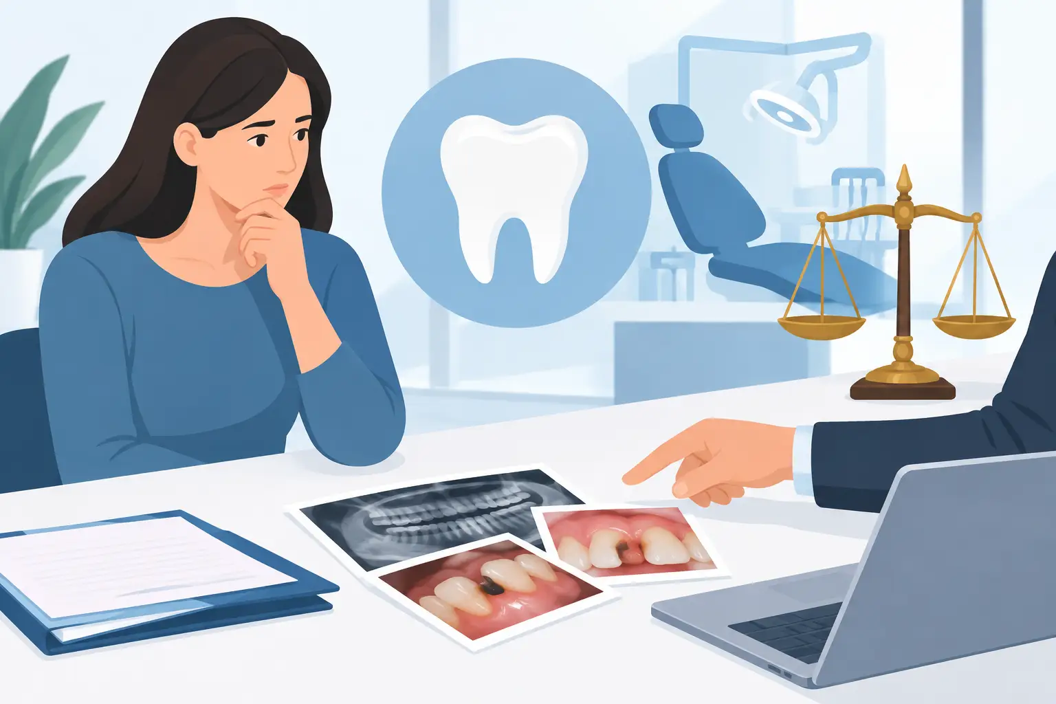 Cómo reclamar negligencia odontológica con pruebas