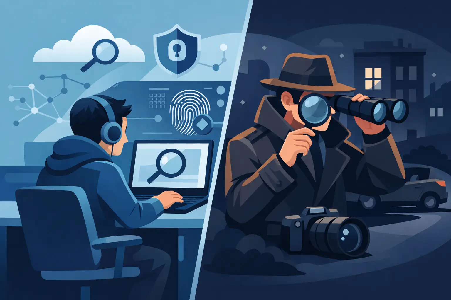 Perito informático vs detective privado: cuál elegir
